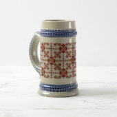 Dancing Galaxy Cosmic Drinkware Pattern ビールジョッキ (正面左)