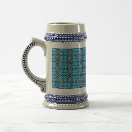 Dancing Galaxy Cosmic Drinkware Pattern ビールジョッキ (左)