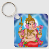 Dancing Ganesha Keychain キーホルダー (正面)