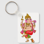 Dancing Ganesha Keychain キーホルダー (正面)