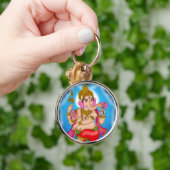 Dancing Ganesha Keychain キーホルダー (手)