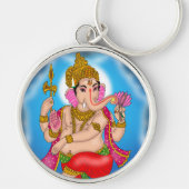 Dancing Ganesha Keychain キーホルダー (正面)
