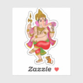 Dancing Ganesha Sticker  シール (シート)