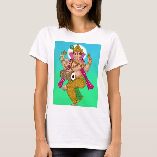 Dancing Ganesha T-Shirt Tシャツ (正面)