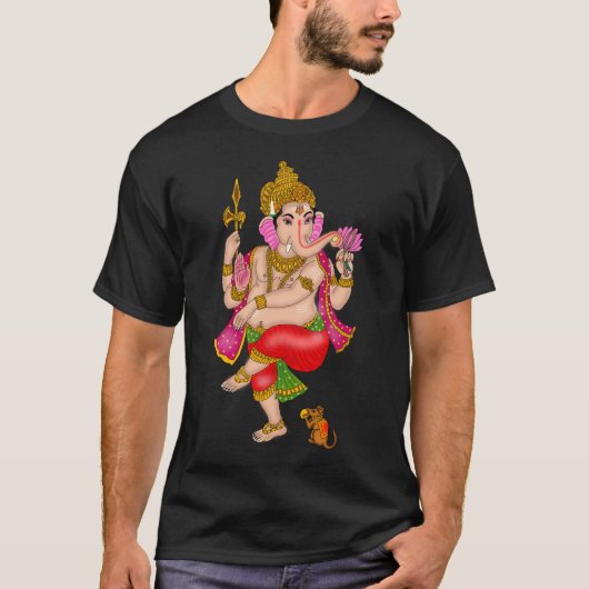 Dancing Ganesha T-Shirt Tシャツ (正面)