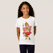 Dancing Ganesha T-Shirt Tシャツ (正面フル)