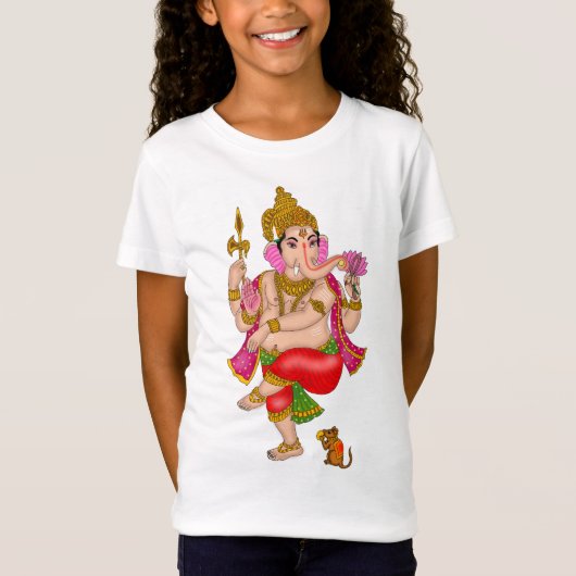 Dancing Ganesha T-Shirt Tシャツ (正面)