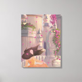 Dancing Girl by the Castle Canvas Print キャンバスプリント (正面)