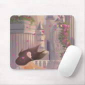 Dancing Girl by the Castle Mouse Pad マウスパッド (マウス)
