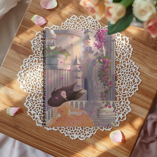 Dancing Girl by the Castle Notebook ノートブック