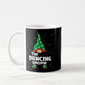 Dancing Gnome Family Matching Christmas Funny Paja コーヒーマグカップ (左)
