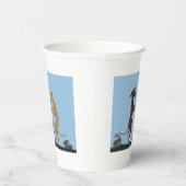 Dancing Greyhounds Paper Cups 紙コップ (右)
