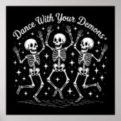 Dancing Halloween Skeletons ポスター (正面)