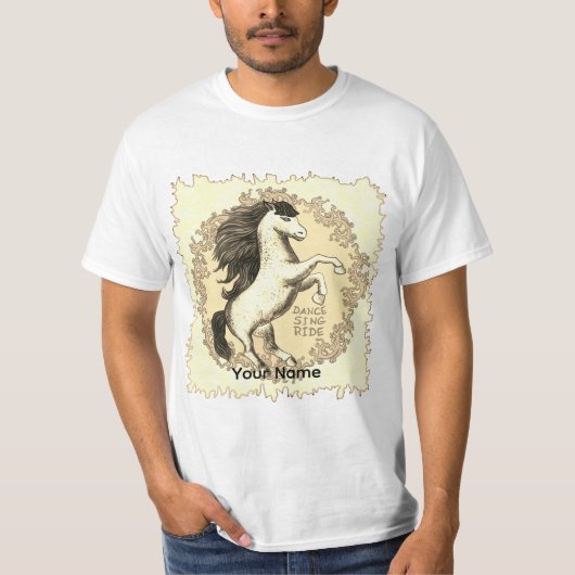 Dancing Horse  Tシャツ (正面)