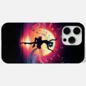 Dancing in the Sunset – 音楽好きのためのベクターアートフォンケース Case-Mate iPhoneケース (裏面 (横))