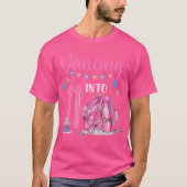 Dancing Into 11Th Birthday Ballerina Ballet 11 Yea Tシャツ (正面)