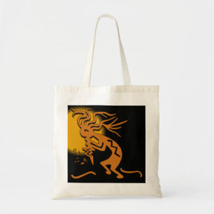 Dancing Kokopelli Musician Merrymaker トートバッグ