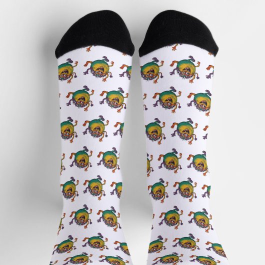 Dancing Monster ソックス (上部)