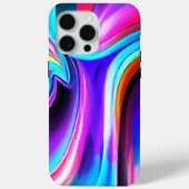 Dancing Neon Lights- blue Case-Mate iPhoneケース (裏面)