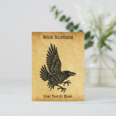 Dancing Norse Raven ポストカード (スタンド正面)