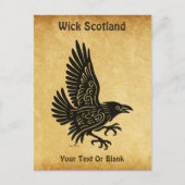 Dancing Norse Raven ポストカード (正面)