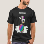 Dancing Penguin Fun Animals Tシャツ (正面)