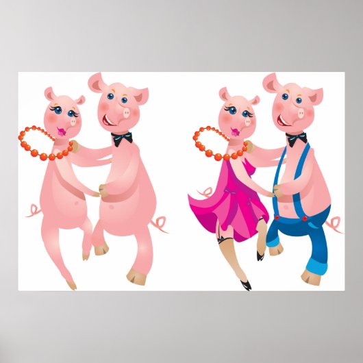 Dancing Pigs ポスター (正面)