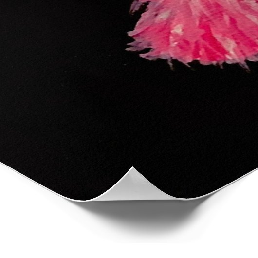 Dancing Pink Cat ポスター (角)