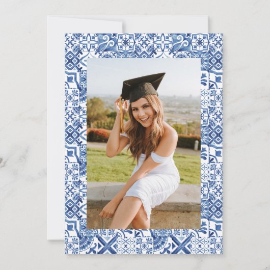 Dancing Queen Disco Ball Class of 2026 Graduation 案内状 (裏面)