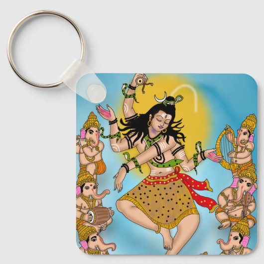 Dancing Shiva Keychain キーホルダー (正面)