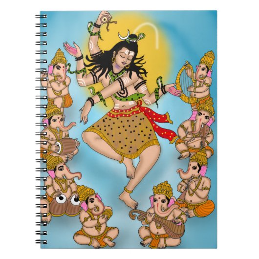 Dancing Shiva Notebook ノートブック (正面)