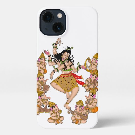 Dancing Shiva Phone Cover  iPhoneケース (裏面)