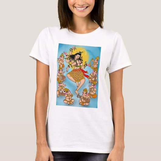 Dancing Shiva T-Shirt Tシャツ (正面)
