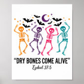Dancing Skeleton Dry Bones Come Alive Christian Ha ポスター (正面)