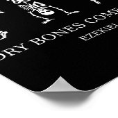 Dancing Skeleton Dry Bones Come Alive Christian Ha ポスター (角)