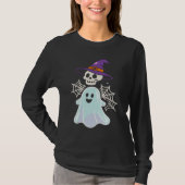 Dancing Skeleton Funny Halloween Skull T-Shirt Tシャツ (正面)