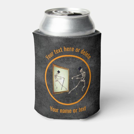 Dancing Skeleton Personalized 缶クーラー (缶裏面)