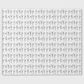 Dancing Skeletons  ラッピングペーパー (フラット)