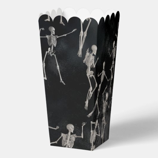 Dancing Skeletons Halloween Popcorn フェイバーボックス (裏面)