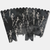 Dancing Skeletons Halloween Popcorn フェイバーボックス (見開き)
