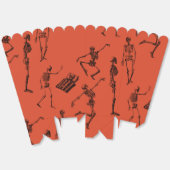 Dancing Skeletons Halloween Popcorn フェイバーボックス (見開き)