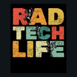 Dancing Skeletons Xray Funny Rad Tech ポスター<br><div class="desc">Dancing Skeletons Xray Funny Rad Tech. Radiology Humor for Radiologists.</div>