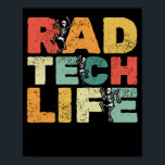 Dancing Skeletons Xray Funny Rad Tech ポスター<br><div class="desc">Dancing Skeletons Xray Funny Rad Tech. Radiology Humor for Radiologists.</div>