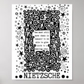 Dancing STAR quote by Nietzsche ポスター (正面)