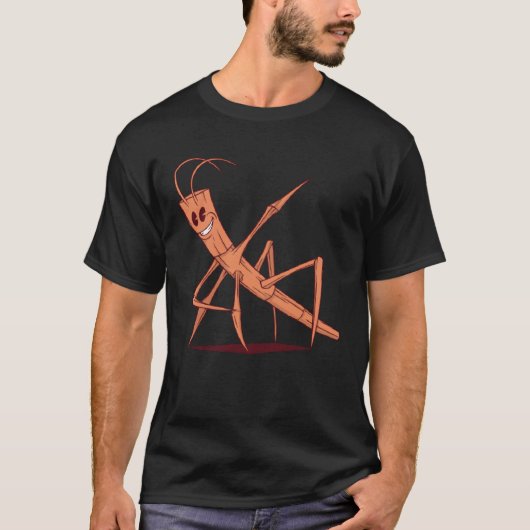 Dancing Stick Deterrent Insect Graphic for Men Wom Tシャツ (正面)