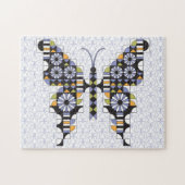 Dancing Swallowtail Butterfly Quilt Pattern ジグソーパズル (横)