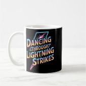 Dancing Through The Lightning Strike Dancer Motiva コーヒーマグカップ (左)