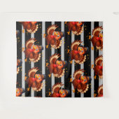 Dancing Turkey タペストリー (正面(横))