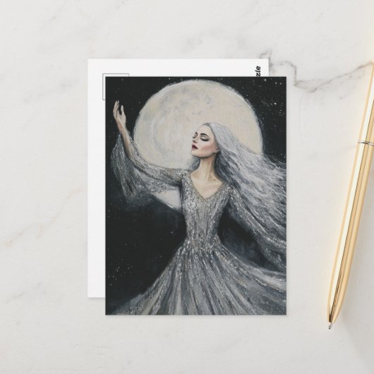 Dancing Under the Full Moon ポストカード (正面/裏面インサイチュ)