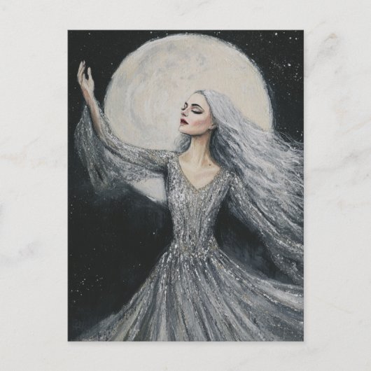 Dancing Under the Full Moon ポストカード (正面)